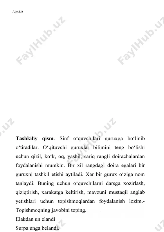 1-sinf kumush qish mavzusida dars ishlanma - Page 3
