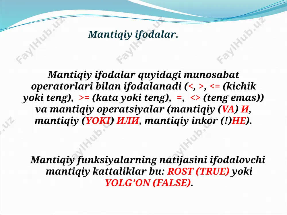 8-sinf. mantiqiy elementlarni qo'llash - Page 3