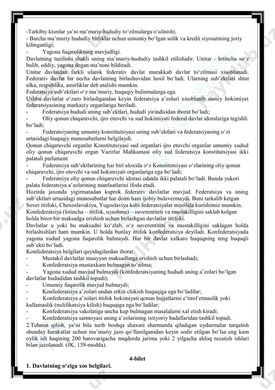 siyo hududida miloddan avvalgi ming yillikning boshlarida ilk davlat uyushmalari paydo bula boshlagan. jamiyat dastlab ijtimoiy hokimiyat ya’ni hamma odamlarning hokimiyati tomonidan boshqarilgan. odamlar turli kabilalarga birlashib, usha kabilada yuzaga kelgan muhim masalalarni birgalikda xal kilgan. kabila ishlarini boshqarishda hamma ishtirok etgan. bu demokratiya ya’ni xalk hokimiyatining ilk sodda kurinishi - ibtidoiy demokratiya edi. ishlab chikarishning usishi tarakkiyot natijasida asta sekin jaimyatda siyosiy munosabatlar paydo buldi. jamoa hokimiyati (ibtidoiy demokratiya) urniga aloxida odamlar hokimiyati paydo buldi. jamiyat boylar va kambagallar, keyinrok boshqaruvchilar va boshqariluvchilarga bulindi. davlatning ibtidoiy urugchilik jamiyatdan ajralib turadigan belgilari quyidagilar; 1. davlat paydo bo‘lgan jamiyatda fuqarolar ma’lum bir xududga birlashadilar. 2. davlat o‘z faoliyatini amalga oshirishi uchun murakkab tizimdan tashkil topgan boshqaruv apparati (kurolli kuchlar, militsiya, sud, proko‘ratura, bojxona va boshqalar)ga ega bo‘ladi va ana shu boshqaruv tizimi yordamida o‘zining barcha fuqarolari uchun majburiy bo‘lgan davlat hokimiyatini amalga oshiradi. 3. davlat hokimiyatini tulakonli amlga oshirish uchun qonunlar …