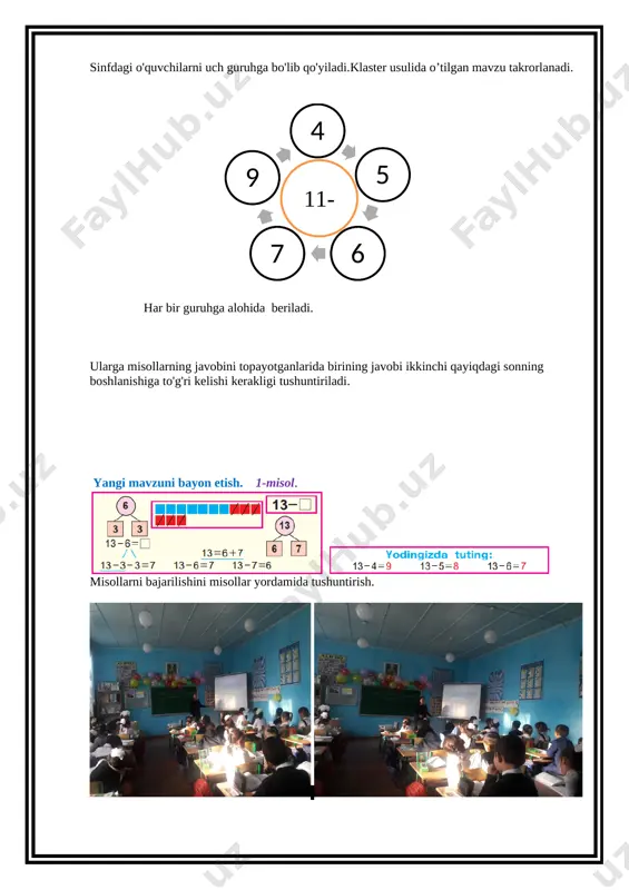 matematika 1 sinf ochiq dars ishlanma - Page 3