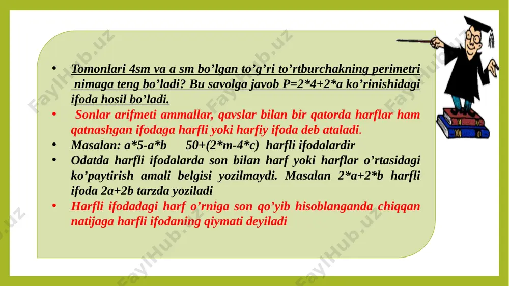 matematika sonli ifodalar. 6.05.2020y - Page 3