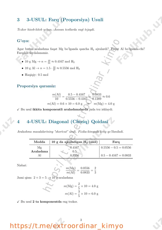 kimyodan masalalarni yechish usullari haqida master klass - Page 3