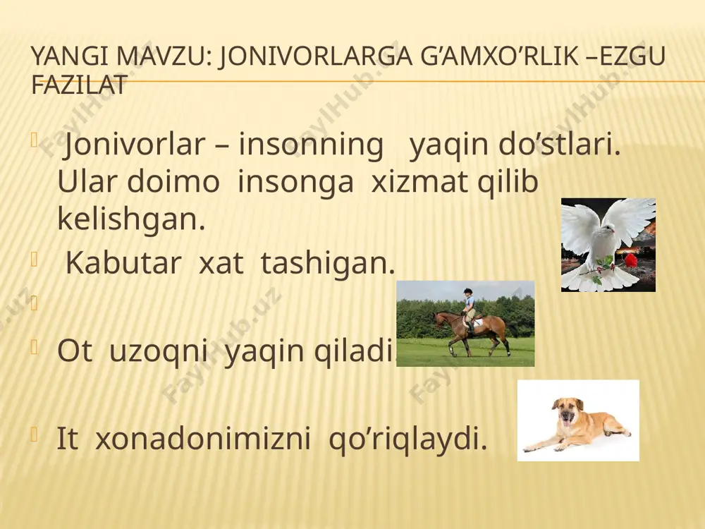 odobnoma.jonivorlarga g'amxorlik- ezgu fazilat - Page 3