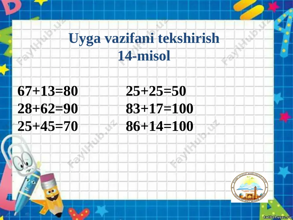 1-sinf matematika mavzu ketma-ketlikni davom ettirish - Page 3