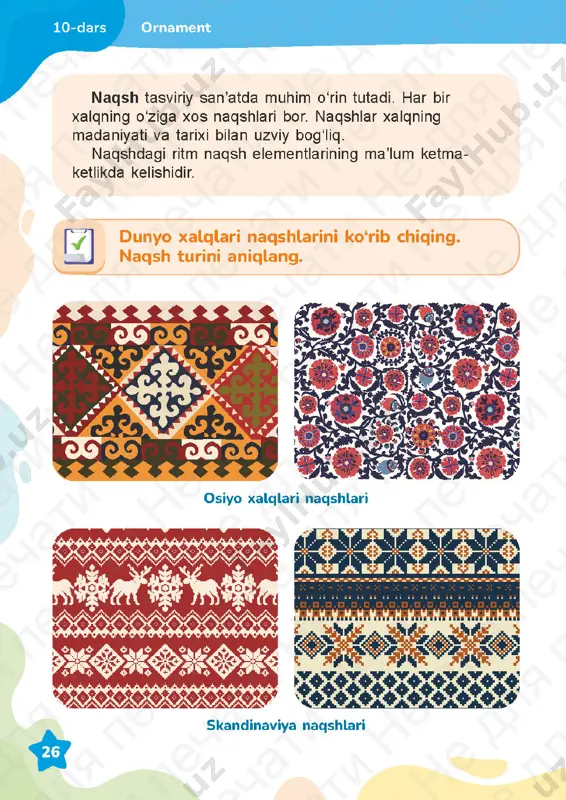 tasviriy san’at, 3-sinf,uzbek 9-12 darslar - Page 3