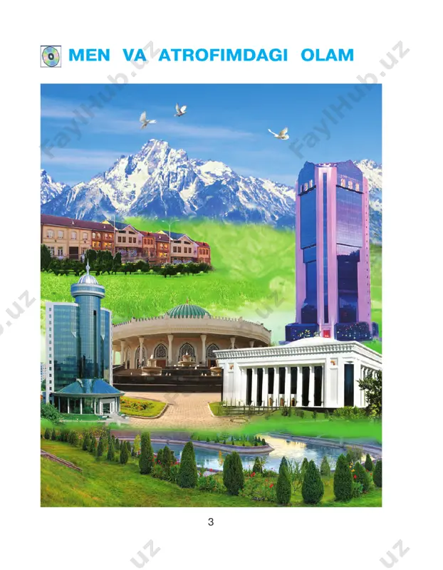 bahorda dalalarda ishlar qizib ketdi. dehqonlar kartoshka, karam, bodring, pomidor, qovun-tarvuz ekdilar. bog‘- bonlar bog‘larga daraxt ko‘chatlari o‘t- qazdilar. paxtakorlar keng maydonlar- ga chigit ekdilar. bahorda tuproq nam bo‘ladi. ekin- lar quyoshning nuri va issiqlik tufayli yayrab o‘sadi. men ham ko‘chatlarni ekishda kattalarga yordam berdim. kishilarning bahordagi mehnati 41 1. siz bahorda qanday ishlarni baja- rasiz? 2. kishilarning bahorgi yumushlari haqida nimalarni bilasiz? 42 navro‘z — bahor bayrami. 21-mart- da kun bilan tun tenglashadi. shuning uchun bu kun bahorgi tengkunlik deyiladi. qadimda yangi yil shu kundan boshlangan. mamlakatimizda navro‘z bayrami keng nishonlanadi. navro‘z bayrami 43 qishlog‘imiz tabiati biz yashaydigan qishloq tog‘ga yaqin joylashgan. qishlog‘imiz bog‘- larida daraxtlar gulladi. dalalarga ekilgan ekinlar o‘sa boshladi. yaylovlar ko‘m-ko‘k o‘tlar bilan qoplandi. binafsha, chuchmoma va lolaqizg‘al- doqlar chaman bo‘lib ochildi. qishlog‘imiz tabiatidan zavq- lanamiz. 44 bizning bog‘ bizning bog‘ katta va chiroyli. bog‘imizda o‘rik, olma, shaftoli, nok, gilos va behi daraxtlari o‘sadi. anvar bilan …