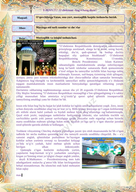 bilan amnistiya to’g’risida”gi qarori qabul qilinishi insonparvarlik tamoyilining amaldagi yana bir ifodasi bo’ldi. inson erki bilan bog’liq bu hujjat ko’plab kishilar ko’nglida umid uchqunlarini yoqdi. zero, inson uchun dunyoda ozodlikdan ulug’roq ne’mat yo’q. bilib-bilmay jinoyatga qo’l urgan kishilarning afv etilishi ularni halol yashash va foydali mehnat bilan shug’ullanishga rag’batlantirmoqda. qayd etish joizki, taqiqlangan tashkilotlar faoliyatidagi ishtiroki, ular tarkibida tinchlik va xavfsizlikka qarshi yoki jamoat xavfsizligiga qarshi jinoyatlar sodir etganligi uchun birinchi marta ozodlikdan mahrum qilishga hukm etilib, tuzalish yo’liga qat’iy o’tgan shaxslar jazodan ozod qilinishi qarorda alohida ta’kidlangan. [image: image47.jpg]toshkent viloyatining chirchiq shahrida joylashgan jazoni ijro etish muassasasida bo’lib o’tgan tadbirda bir necha mahbus qarorning ana shu tamoyili asosida ozodlikka chiqarildi. bu – o’z xatosini anglab, qilmishidan pushaymon bo’layotgan kishilar uchun yurtimiz ravnaqi va farzandlari kelajagi yo’lida to’g’ri yashab, halol mehnat qilishi uchun berilgan ulkan imkoniyatdir. – qamoqda o’tgan kunlarim mobaynida yurtim, yaqinlarim haqi-hurmati to’g’ri yashashim zarurligini, kirgan yo’limning ertasi …