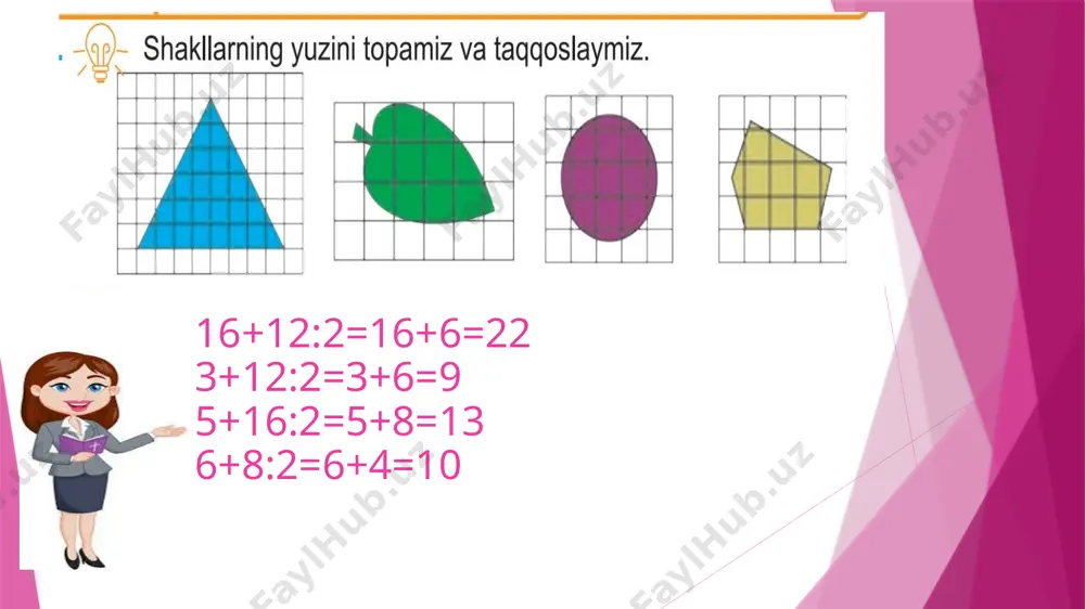 3-sinf shakllarni paletkayordamida o'lchash(1) - Page 3