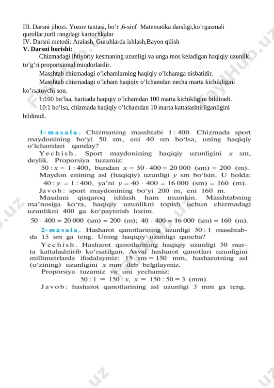 3 11 4 44 11 2 22 2 11 2 22 11 : 244 11 5 3 2 1 javob = × + × = × = × = = + + + oleobject5.bin image6.wmf ishchi ta javob x x x x 16 : 16 96 6 8 6 12 6 8 12 = = = ® ® oleobject6.bin image7.wmf kunda javob x x x x 4 : 4 48 12 6 12 8 12 6 8 = = = ® ® oleobject7.bin image8.wmf 5 3 1 oleobject8.bin image9.png image10.png image11.png image12.wmf soat km javob / 72 : 72 3 24 8 3 192 3 2 2 : 192 km 192 = sm 19200000 = 300000 64 = 150000 128 = 1500000 12,8 = × = × = × × × oleobject9.bin image13.wmf min 40 6 6 4 6 6 : 40 60 : 400 400 40000000 2500000 16 soat …