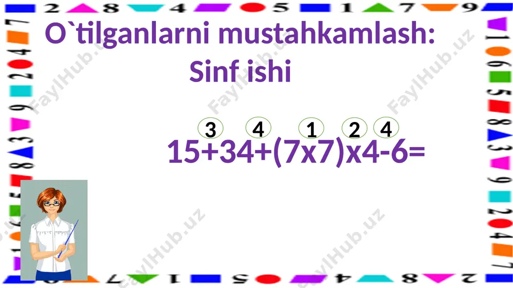 3-s.ko`paytirish va bo`lishni tekshirish.28-mavzu - Page 3