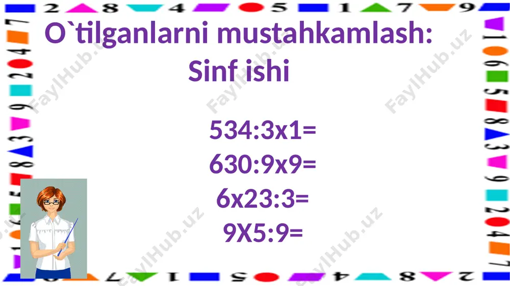 3-3.ko`paytirish va bo`lishga doir masalalar.26-dars - Page 3