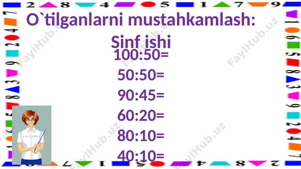 3-s.2 xonali sonni 2 xonali songa bo`lish.2-m - Page 3