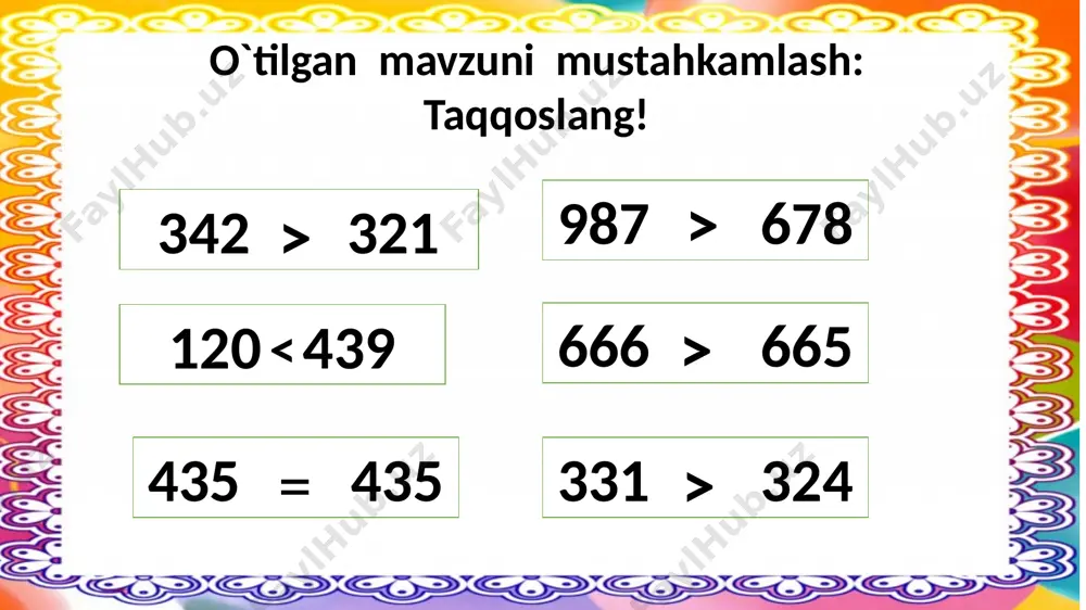 3-sinf.minglik,yuzlik,o`nlik orasidagi munosabat,13-dars - Page 3