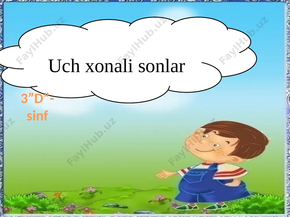 3 sinf matematika uch xonali sonlar 4 1-chorak(2) - Page 3