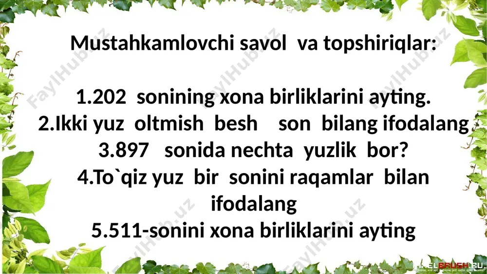 3-sinf.uch xonali sonlar .3-mavzu - Page 3