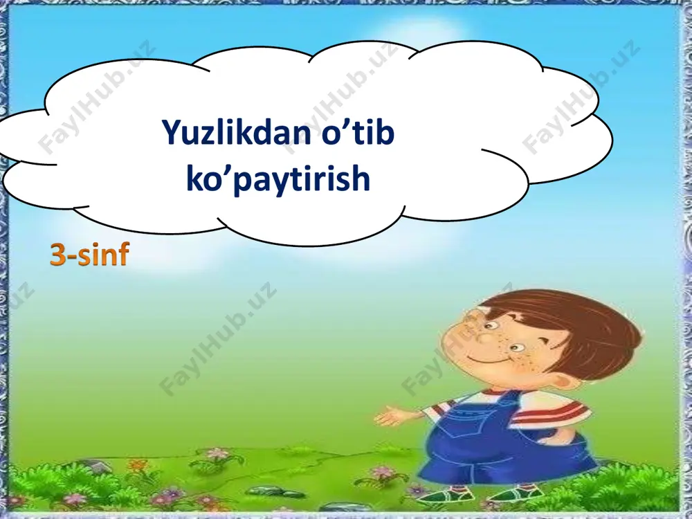 3 sinf matematika yuzlikdan o’tib ko’paytirish 1-chorak - Page 3