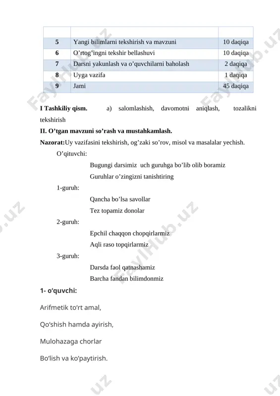 3 sinf matematika yuzlikdan o’tib ko’paytirish 1-chorak - Page 3