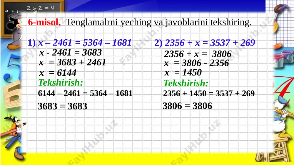 3- sinfmatematika 185 bet - Page 3