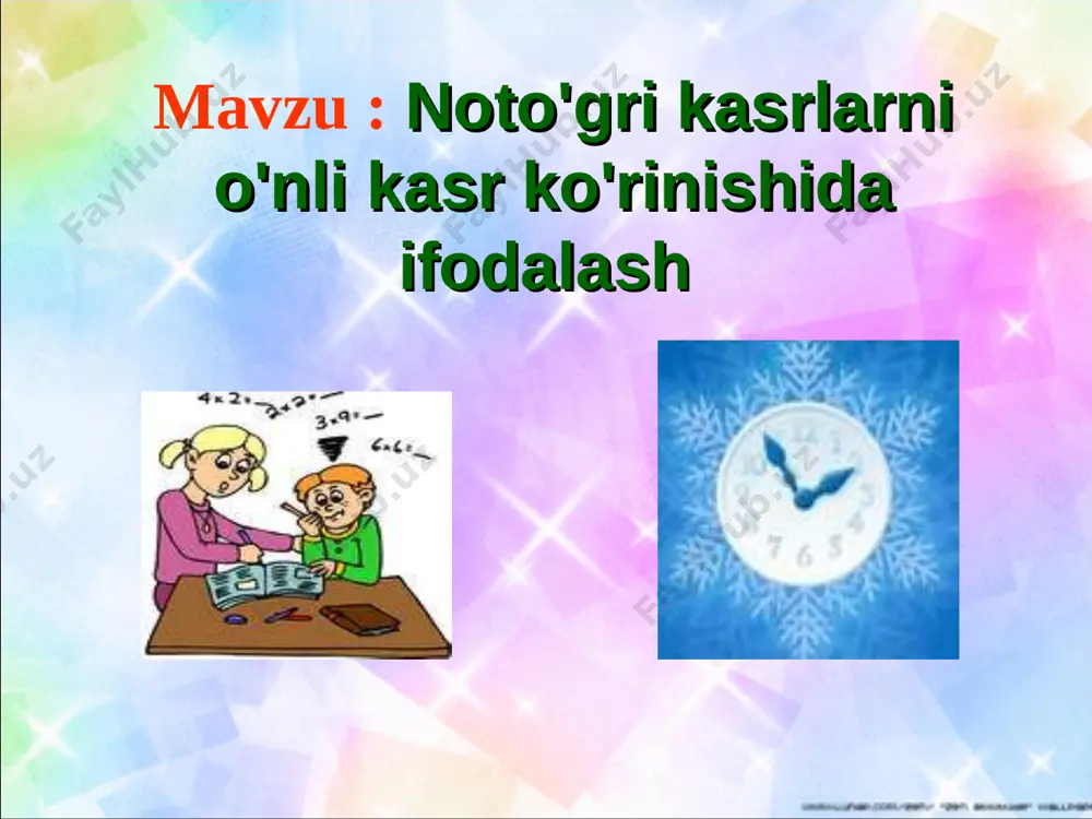 3_sinf_matematika_noto'g'ri_kasrlarni_o'nlik_ko'rinishida_ifodalash - Page 3