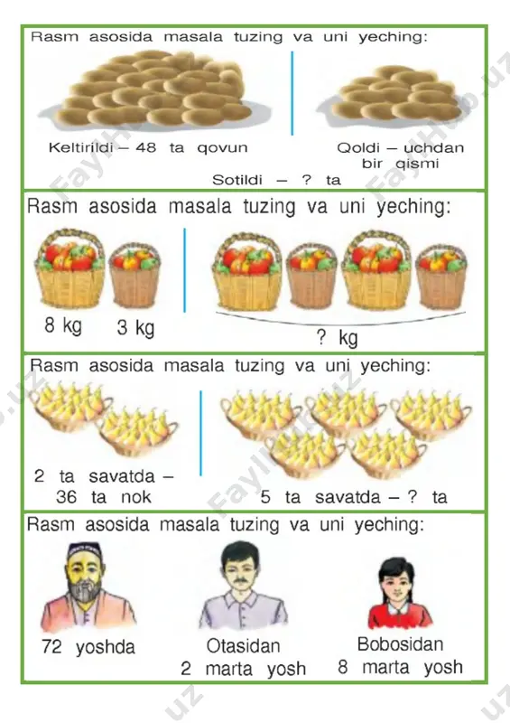 3-sinf tarqatma materiallar - Page 3