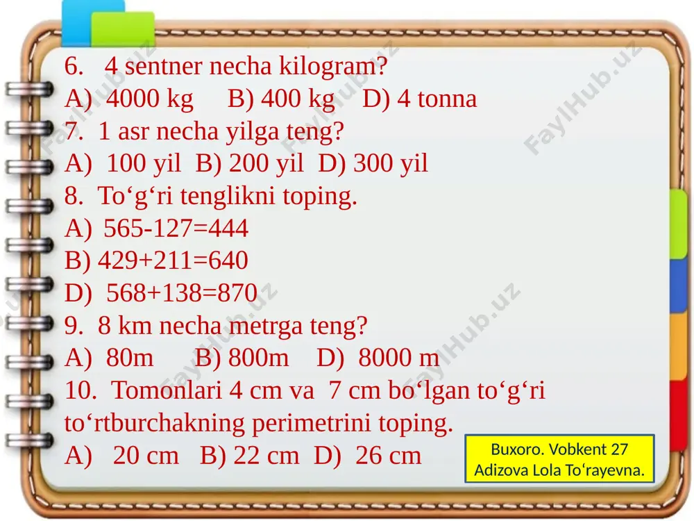 02.22. matem test - Page 3