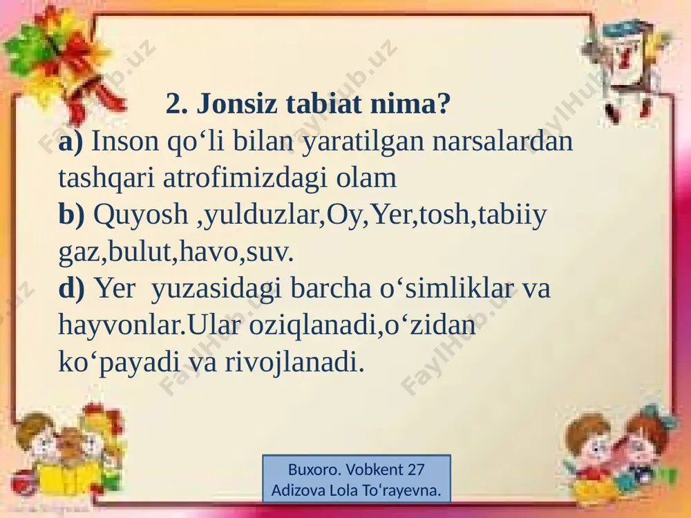 1-chorak. tabiatshunoslik. test - Page 3