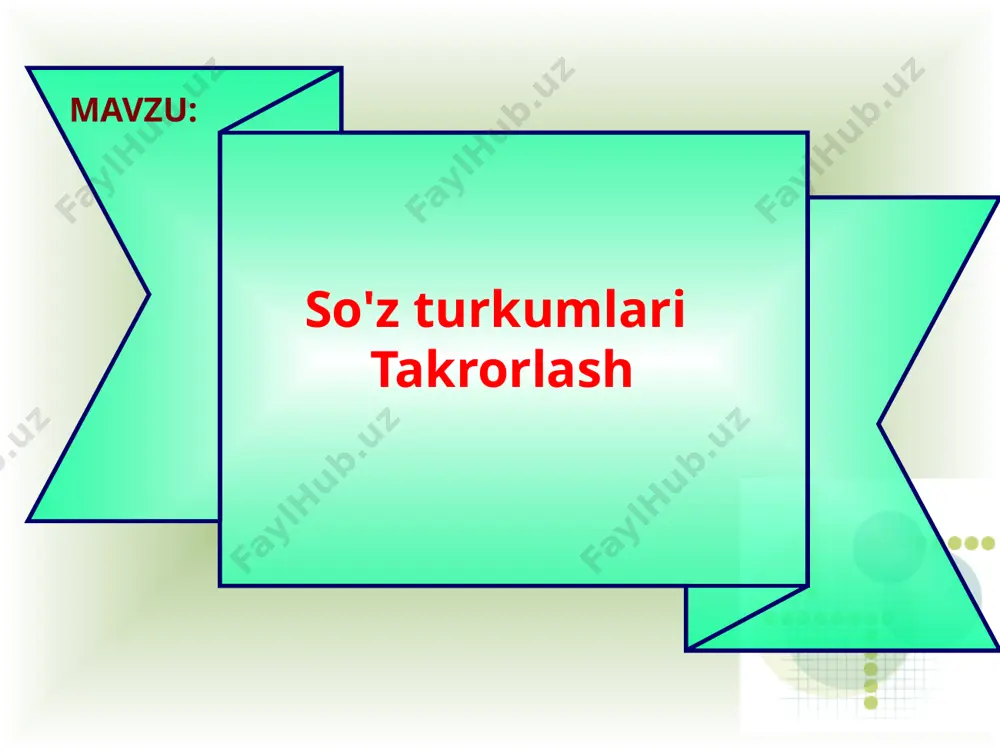 ochiq dars ona tili 3sinf soz turkumi - Page 3