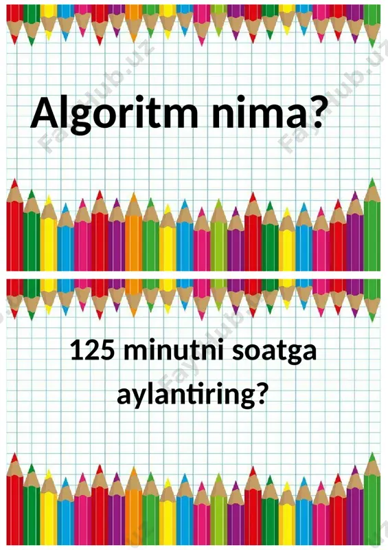 matematika fanidan tarqatma. - Page 3