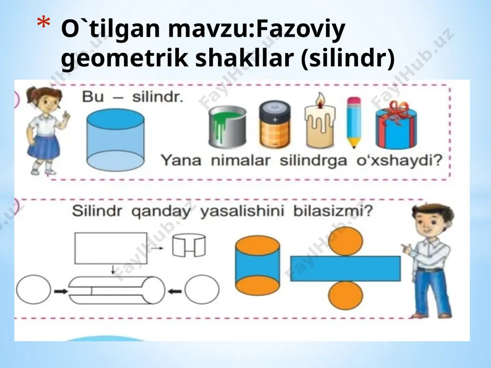 2-sinf matematika ochiq dars fazoviy shakllar - Page 3