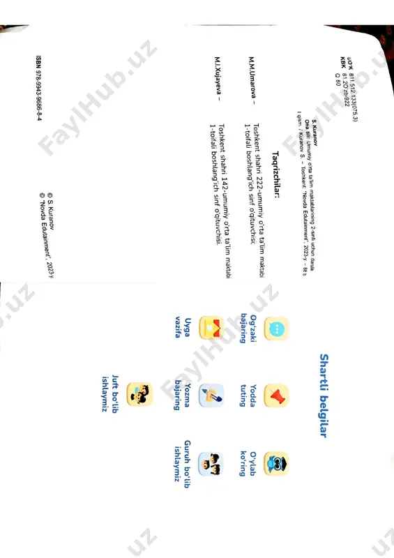 ona tili 2-sinf 1-qism shodiyeva bahora to'liq darslik - Page 3