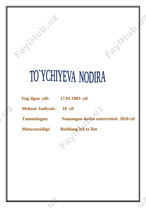 qacha ta`rif beriladi. aylana – hech qanday burchagi yo`q, dum-dumaloq. uchburchak – uchta burchagi bor. kvadrat – to`rt tomoni teng to`g`ri to`rtburchak. siyosiy daqiqa: guruhdagi o`quvchilar bir-birlariga savollar beradilar. to`g`ri javob bergan guruhdagi o`quvchiga “rag`bat” kartichkasi berib boriladi. -5- dars davomida o`quvchilar ko`proq “rag`bat” olishlari kerakligi tushuntirib qo`yiladi. noto`g`ri javob bergan o`quvchiga esa “jarima” kartochkasi beriladi. 1. 2019 – yil qanday nom bilan ataldi? - “faol investitsiyalar va ijtimoiy rivojlanish yili”. 2. “investitsiya” so`zining ma`nosi nima? - investitsiya chetdan mablag` kiritish , sarmoya kiritish degani. 3. xozir o`lkamizda qaysi fasl? - “kuz” fasli. ii o`tgan mavzuni so`rash va mustahkamlash. o`qituvchi: - o`quvchilar, endi sizlar bilan bir o`yin o`ynaymiz. bu o`yinimizning nomi “baliq ovi!” deb nomlanadi. - o`yin sharti shundayki, akvarumda baliqchalar bor. ushbu baliqchalarga misollar yozilgan. bu baliqchalarni qarmoqda tutib, yozuv taxtasida misollarni echishingiz kerak. qaysi gurux tog`ri va ko`p misol bajarsa, usha gurux g`oliblikni qo`lga kiritadi va rag`bat oladi. …