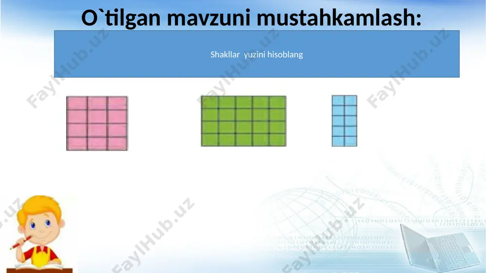 2-sinf.katakli daftarga chizilgan shakllar yuzi - Page 3
