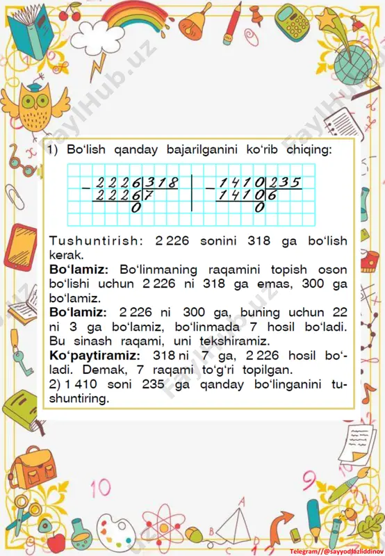 4 sinf matematika 3-4-chorak ko'rgazmalari - Page 3