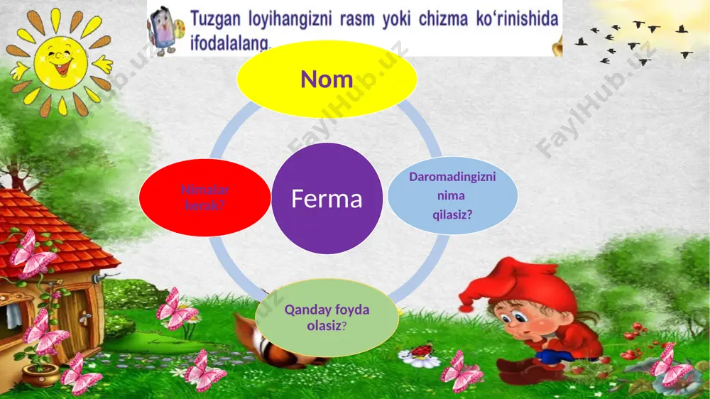 2-sinf.ona tili va o`qish savodxonligi.9-dars.quvnoq ferma - Page 3