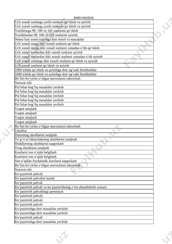 2-sinf matematika usaid - Page 3
