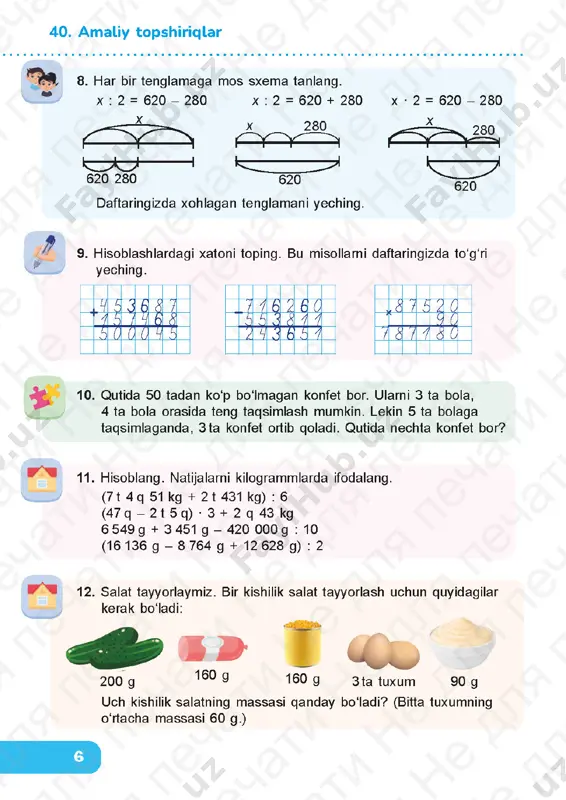matematika, 4-sinf, 2-bo'lum - Page 3