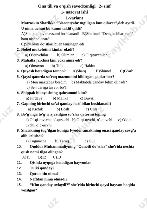 matematika_va_ona_tili_o'qish_savodxonlik_test_1_chorak_yakuniy - Page 3