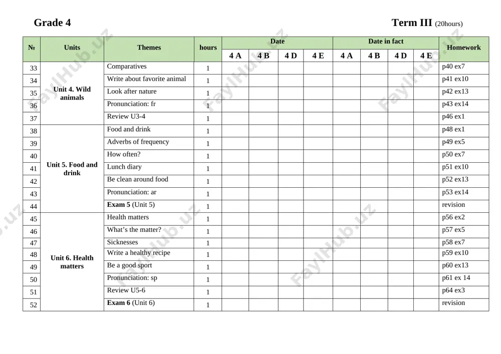 4-sinf ish reja 4talik - Page 3