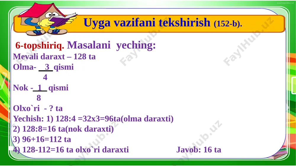 o`nli kasrlar 154-bet - Page 3