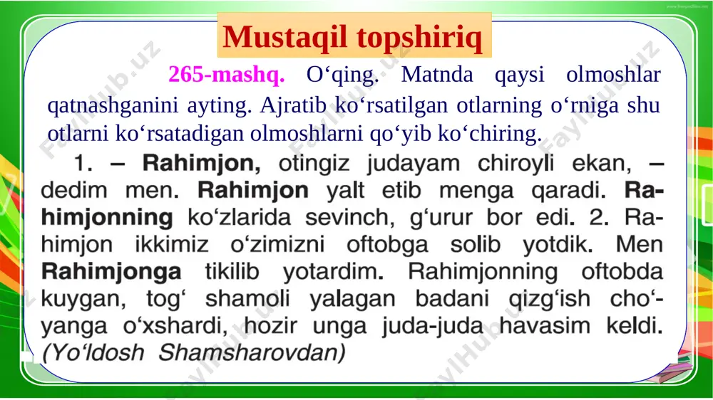 4-sinf.ona tili 266-268- mashq - Page 3