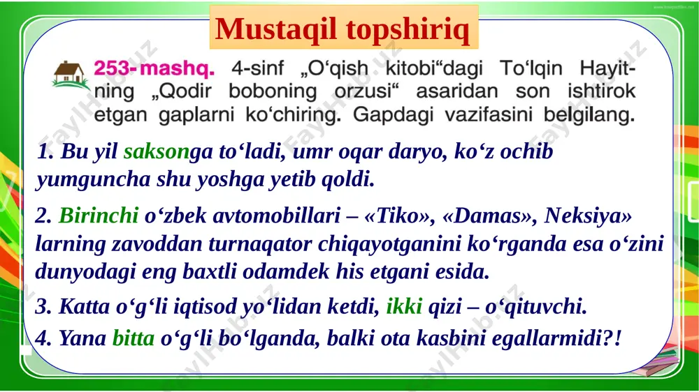 4-sinf.ona tili 254-256- mashq - Page 3