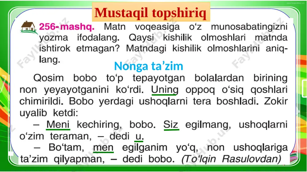 4-sinf.ona tili 257-259- mashq - Page 3