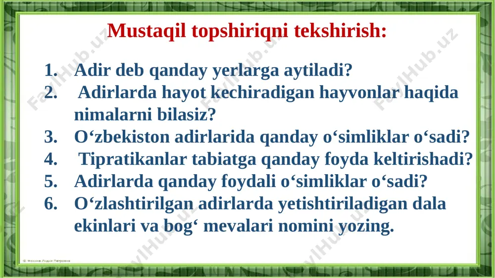 68 bet. 4 tabiatshunoslio'lkamiz tog'lari - Page 3