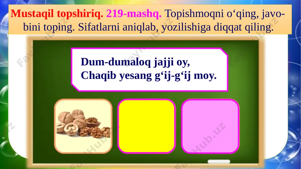 4-sinf.ona tili 220-mashq insho - Page 3