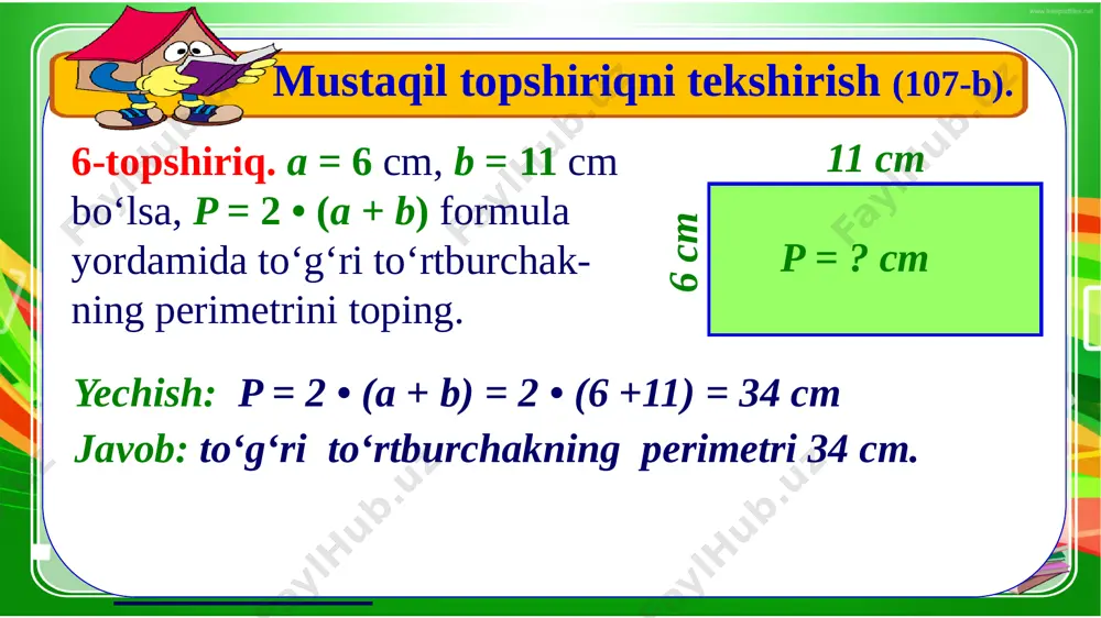 4sinf_matem perimetr va yuzani topish formulalari - Page 3