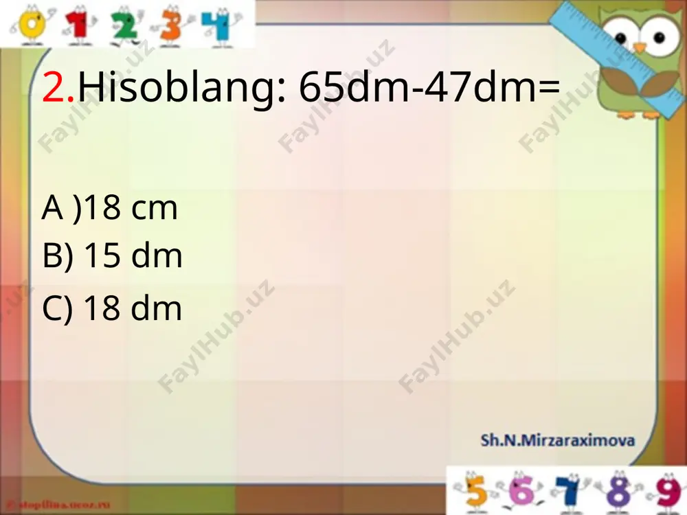 sh.m.nurmatovna matematika 2-sinf test - Page 3