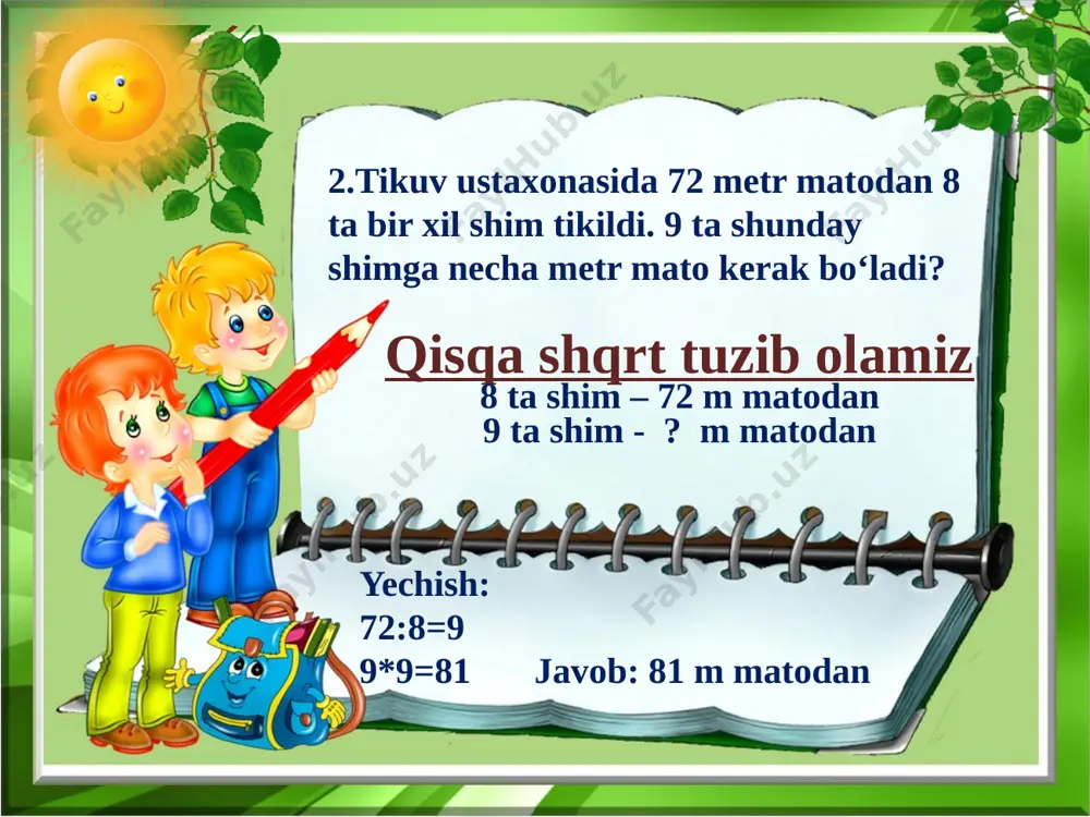2-sinf matematika uyga vazifa uchun(1)(4) - Page 3