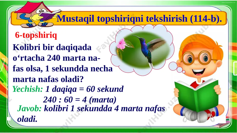 4-sinf matem sonli ifodalarning qiymatini hisoblash - Page 3