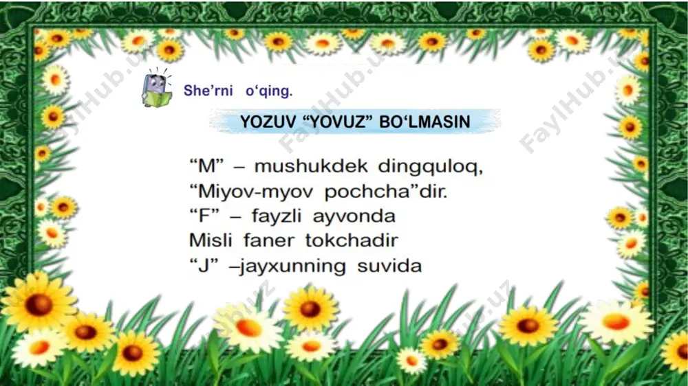 yozuvni kim ixtiro qilgan. 7-soat mustahkamlash. - Page 3