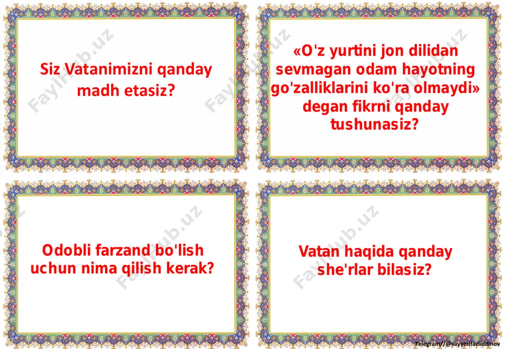 4_sinf_tarbiya_fanidan_tarqatmalar_yillik_2022_2023_o'quv_yili - Page 3